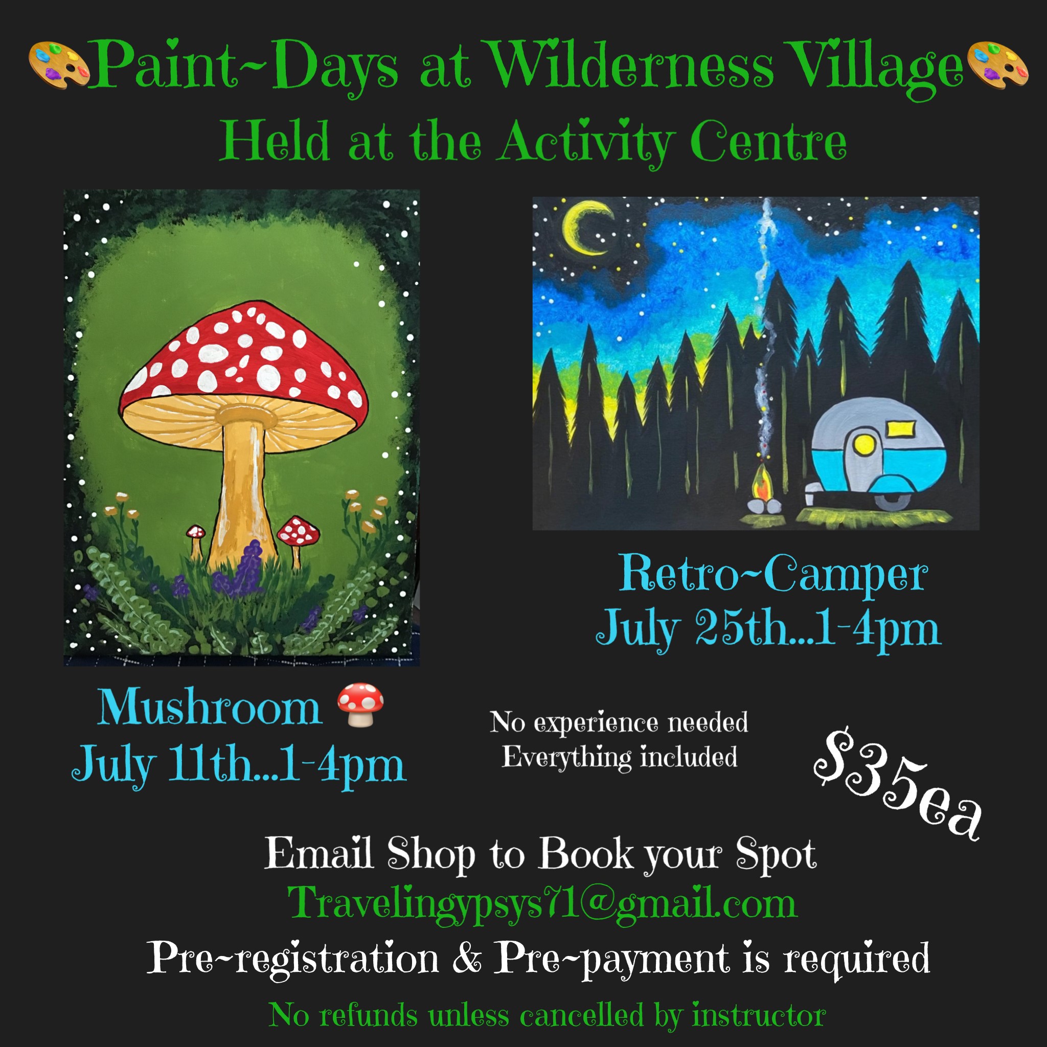 Painting July 11 & 25